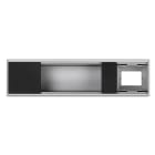 Simon - Ofiblock Compact K45 3 éléments avec 1 matrice en dernière position graphite