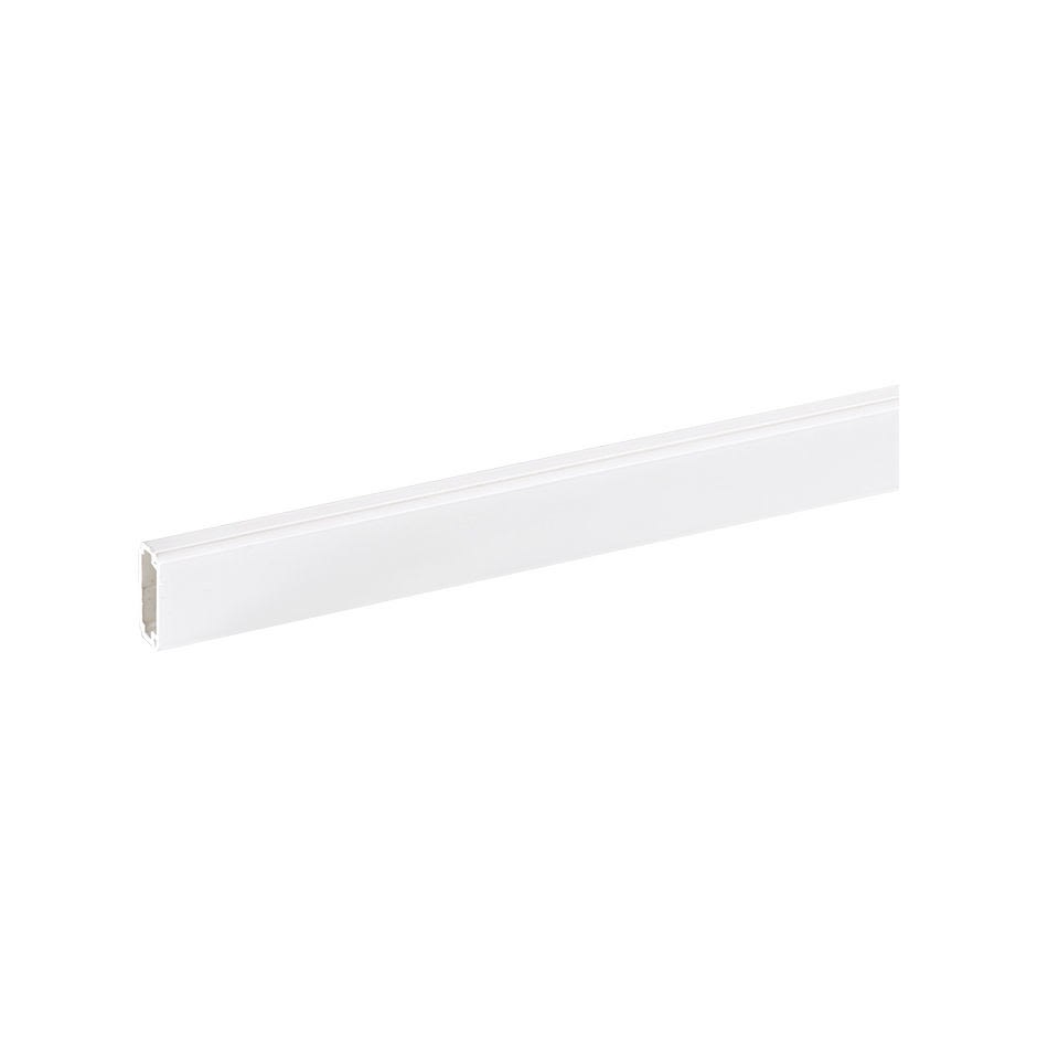 Simon - Moulure 10x22 LSZH 1 compartiment - Blanc neige -(Prix/Metre