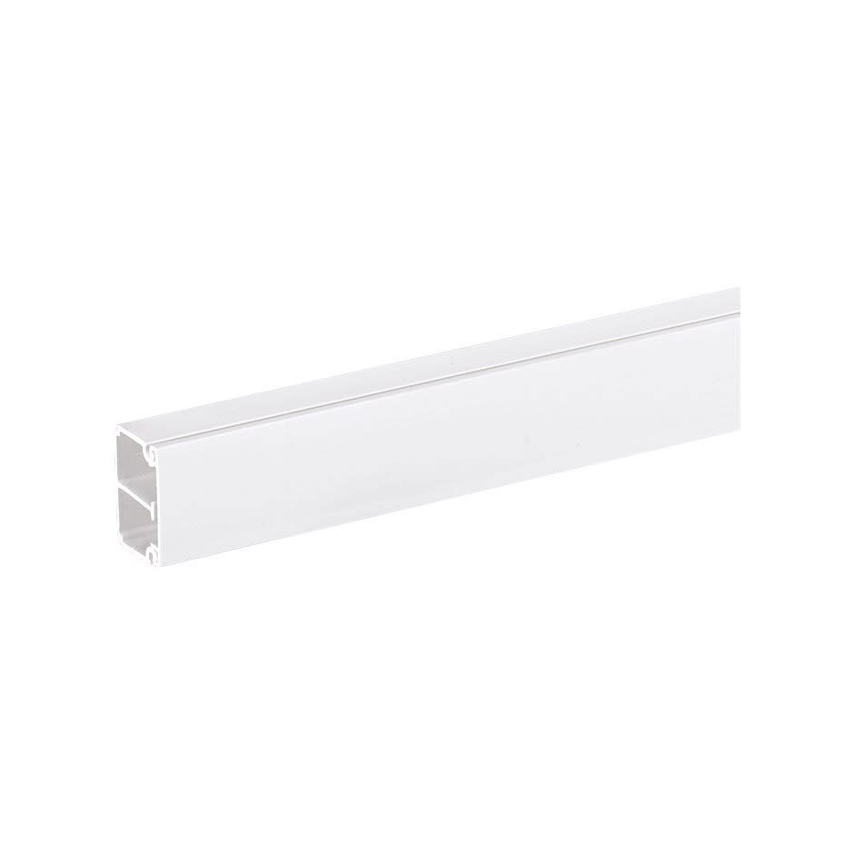 Simon - Moulure 20x30 LSZH 2 compartiments - Blanc neige -(Prix/Metre
