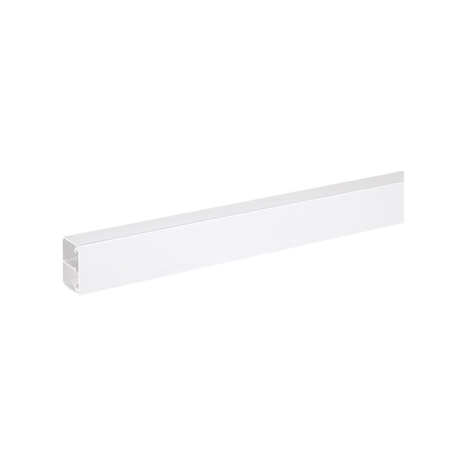 Simon - Moulure 40x60 LSZH 2 compartiments - Blanc neige -(Prix/Metre