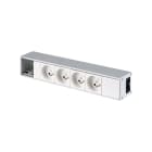 Simon - Ofiblock Compact monté câblé 4 prises + 1 poinçon arrière dernière position