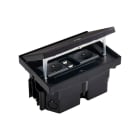 Simon - IP66 Platine et cadre manuel avec 2 schuko et logement Keystone RJ45