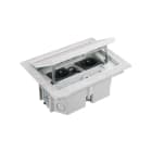 Simon - Kit boîtier sol surélevé IP66 2 prises Schuko + 2 RJ45 Cat.6 UTP + gaine