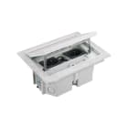Simon - Kit boîtier sol surélevé IP66 2 prises franç. + 2 RJ45 Cat.6 UTP + gaine