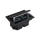 Simon - Kit boîtier sol surélevé IP66 2 prises franç. + 2 RJ45 Cat.6 UTP + gaine