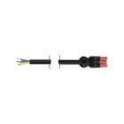 Simon - Câble conn. rapide F-extrémité libre 3P 2m RZ1-K 3x2,5mm² rouge