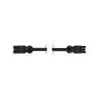 Simon - Cordon connexion rapide mâle-femelle 3 pôles 6m. Section 3x2,5mm² - G graphite