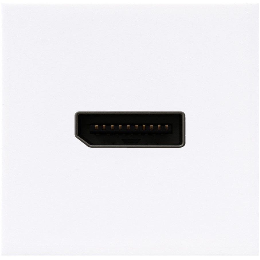 Simon - Plaque K45 avec Displayport - Femelle / Femelle - Blanc