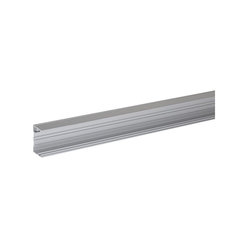 Simon - Profilé plinthe 65x40 - Lg 2m - Aluminium anodisé