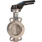 Sferaco - Vanne papillon Wafer TTV Série 1112, Corps inox, métal/métal DN100 à levier