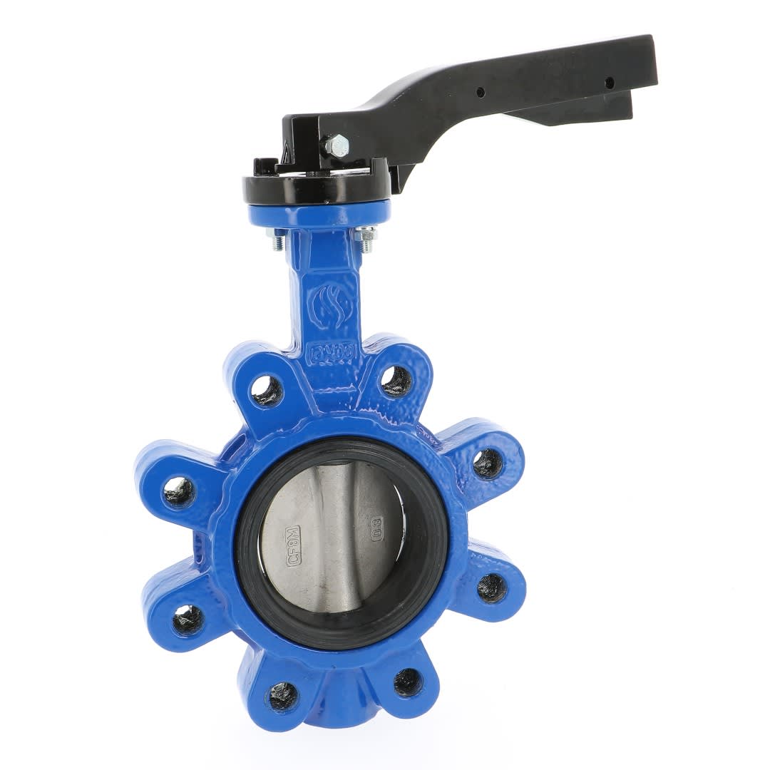 Sferaco - Vanne papillon Lug Initiale Série 1133 Papillon inox, EPDM DN80 levier PN10/16