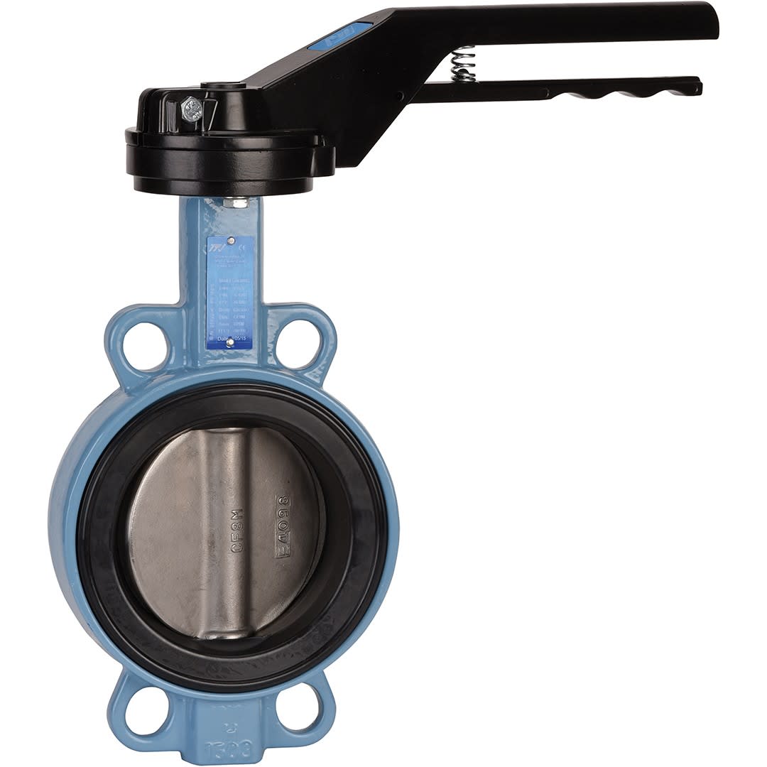 Sferaco - Vanne papillon Wafer TTV 1154FD Papillon inox, FKM alimentaire DN450 axe nu