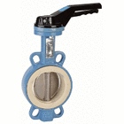 Sferaco - Vanne papillon Wafer TTV Série 1156 Papillon inox, NBR blanc DN80 à levier