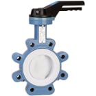 Sferaco - Vanne papillon Lug TTV Série 1165, Papillon et manchette PTFE DN150 à levier