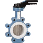 Sferaco - Vanne papillon Lug TTV Série 1166, Papillon inox, PTFE DN150 à levier