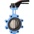 Sferaco - Vanne papillon Lug Performance 1178 Papillon inox, NBR DN125 à levier PN10/16