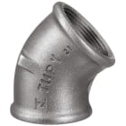 Sferaco - RFM 120 NOIR 2'' COUDE F-F PR45° 120 COUDE NOIR FF PETIT RAYON 45°