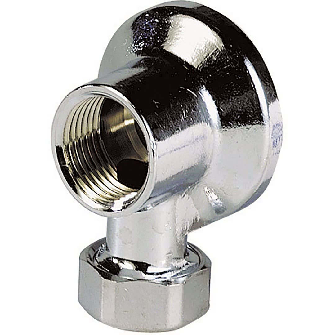 Sferaco - Applique en laiton chromé avec écrou DN1/2" PN10 tube 12-14