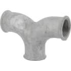 Sferaco - RFM 132 GALV.1/2"TE COURBE FFF 132 TE EGAL GALVA 2VOIES COURBEES FFF