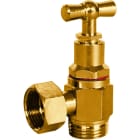 Sferaco - Robinet à potence équerre laiton brossé avec presse étoupe 3/8" 3/8"