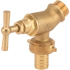 Sferaco - Robinet de puisage laiton à potence oblique avec manette papillon 1/2"-3/4"