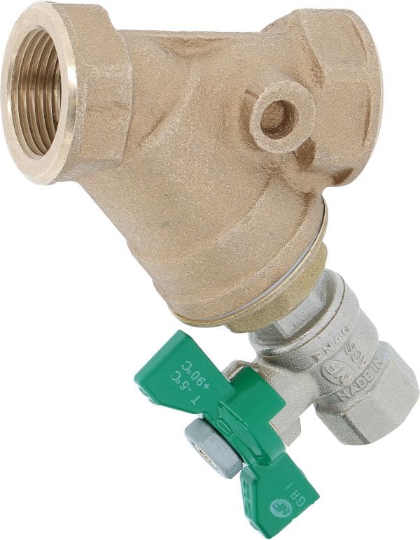 Sferaco - Filtre à tamis en Y Bronze avec rinçage ACS Série 210 Femelle BSP PN16 DN2"