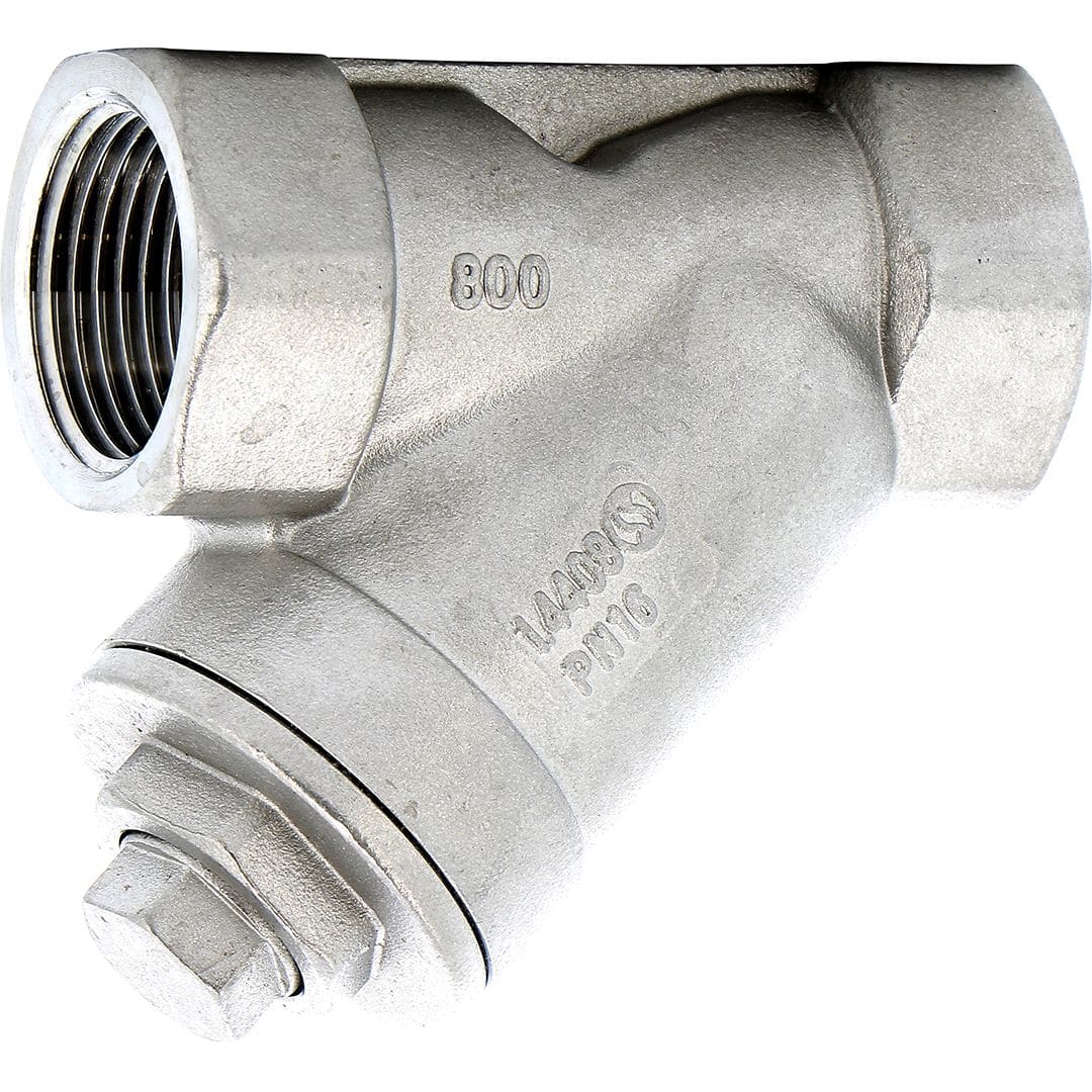 Sferaco - Filtre à tamis en Y inox 316 Femelle BSP Série 230 PN16 Maille 1mm DN2"