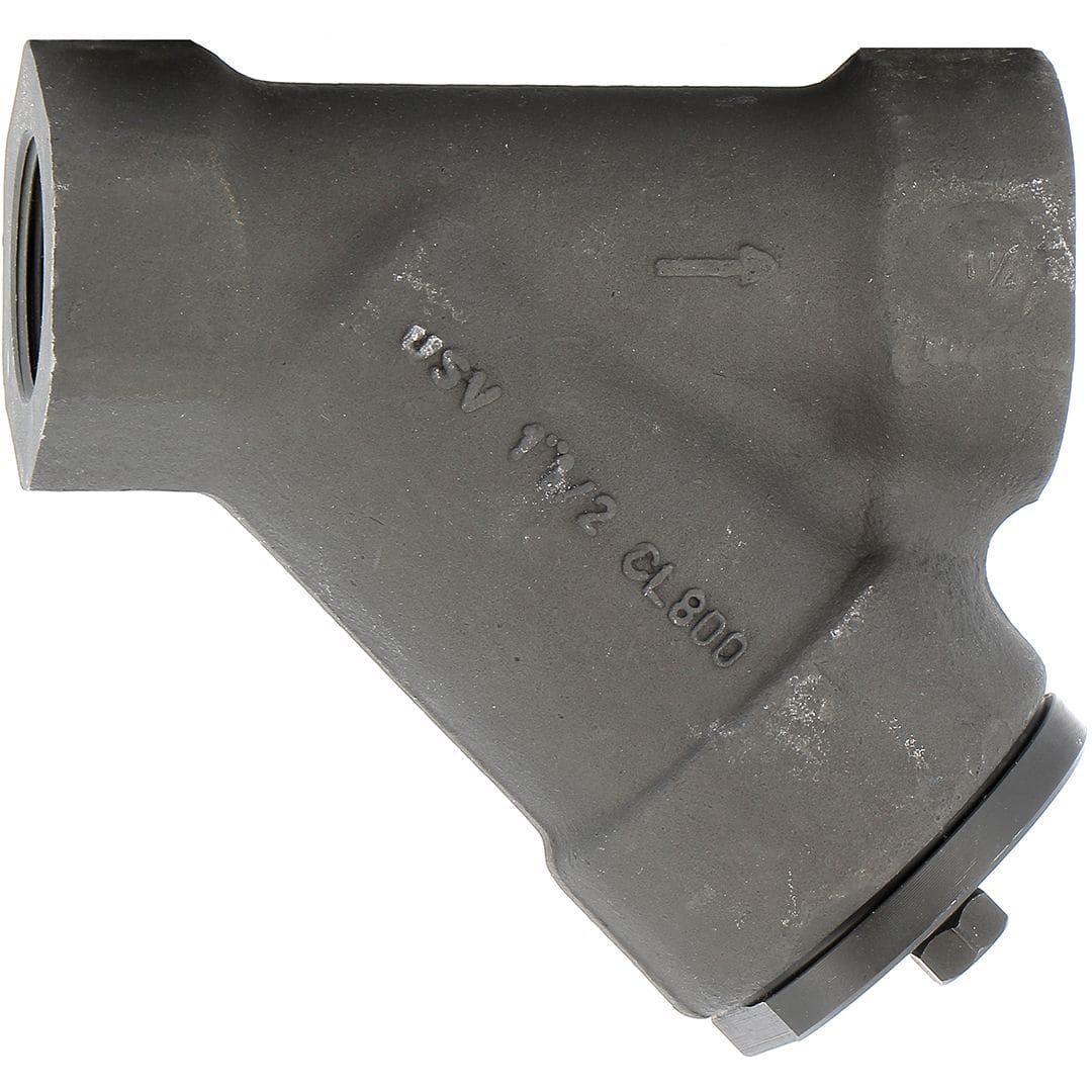 Sferaco - Filtre à tamis en Y acier forgé A105N 800lbs Série 231 Femelle BSP DN1"1/4