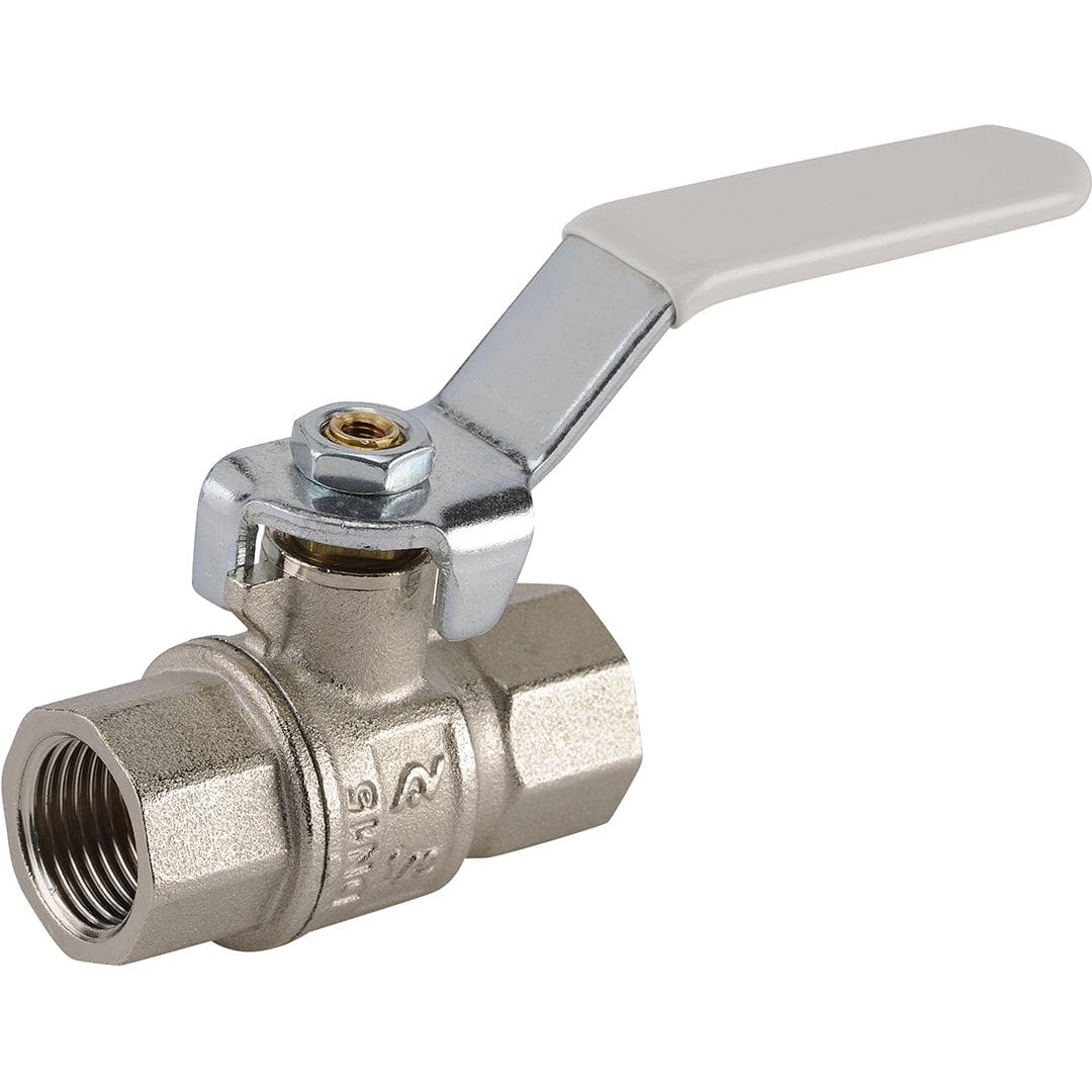 Sferaco - Vanne à sphère dégraisée oxygène Série 520 femelle-femelle poignée blanche 1"1/2