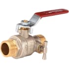 Sferaco - Vanne à sphère laiton titré Bât+ mâle mâle à purge portée plate Ø1/2''