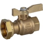 Sferaco - Robinet compteur 641 DN20 droit femelle 3/4" - écrou DN1" manette laiton 2/3-1/3