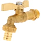 Sferaco - Robinet de puisage laiton brossé Série 681 avec manette laiton DN1/2"-3/4" D17
