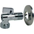 Sferaco - Vanne à sphère laiton équerre machine à laver avec rosace Série 684 M1/2"-M3/4"