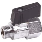 Sferaco - Mini vanne à sphère laiton nickelé 4MS Série 694 mâle femelle décompression 1/2"