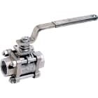 Sferaco - Vanne à boisseau sphérique 3 pièces inox sécurité feu Série 713  BW PN40 DN25