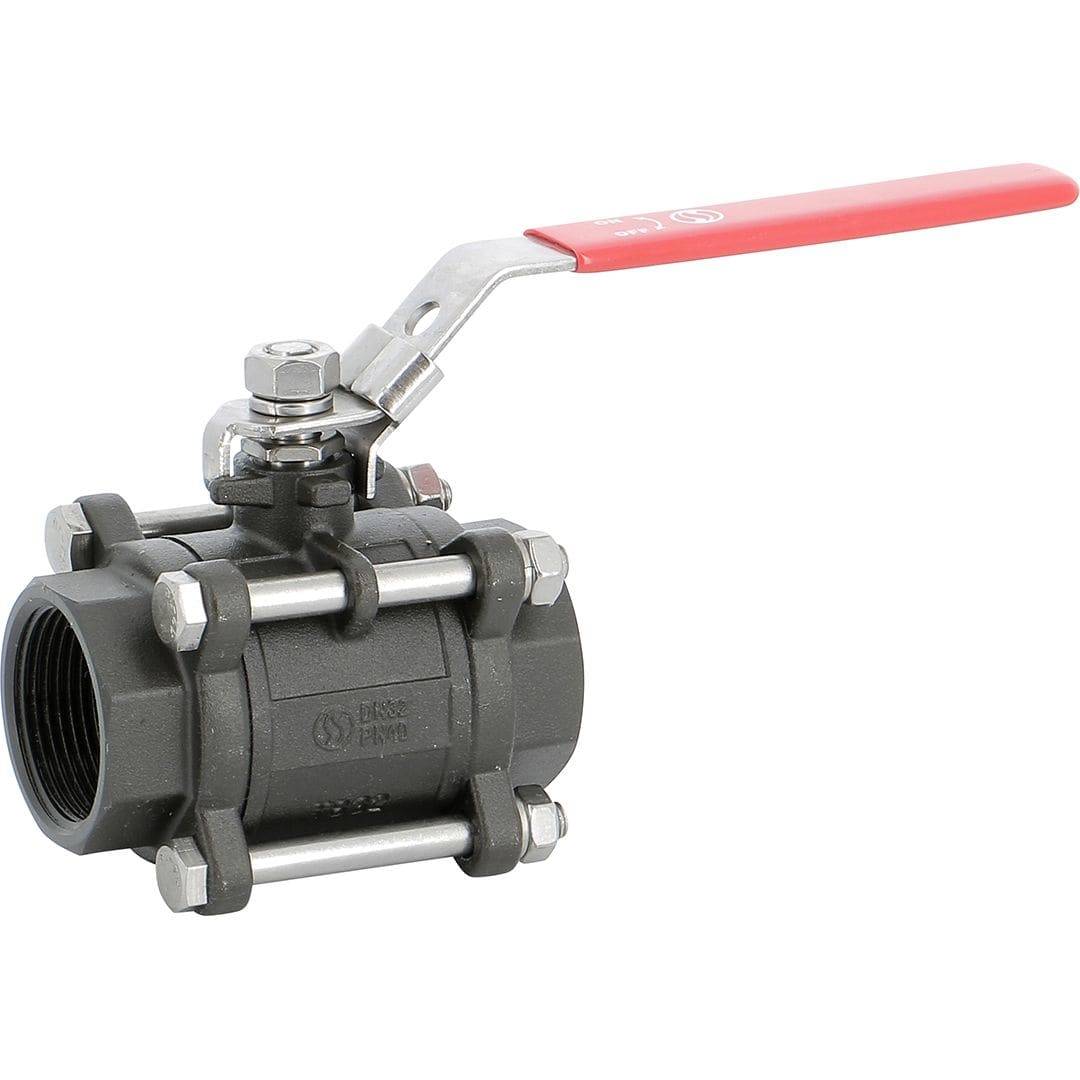 Sferaco - Vanne à boisseau sphérique 3 pièces acier PN40 Série 7961 Femelle NPT DN1"