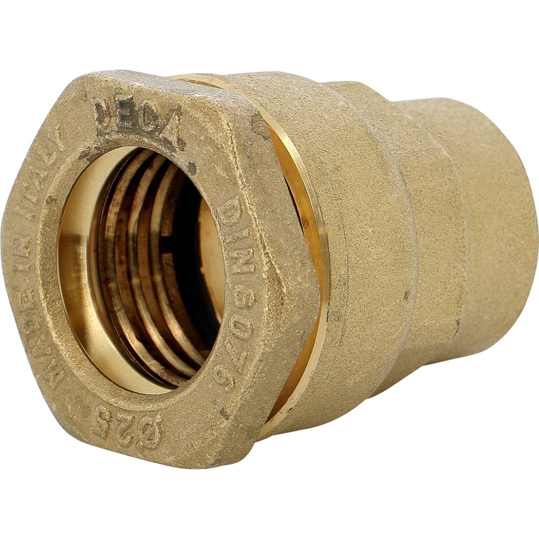 Sferaco - Raccord laiton à serrage extérieur DECA Série 875 droit femelle 1" - PE DN40