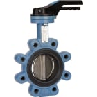 Sferaco - Vanne papillon Lug TTV Série 1149L Papillon inox, EPDM HT DN200 à levier PN16