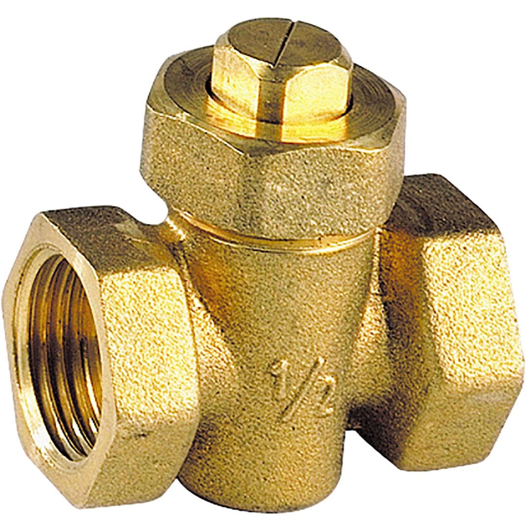 Sferaco - Robinet à boisseau foncé laiton femelle femelle BSP Série 1302 PN16 DN1/2"