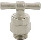 Sferaco - Purge laiton nickelé à manette male Série 1310 DN1/8" BSP