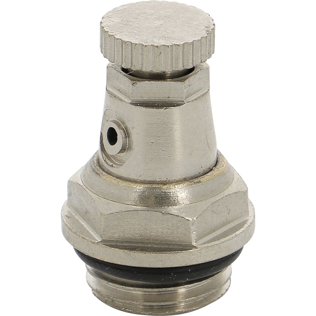 Sferaco - Purgeur laiton nickelé à volant à bec Série 1320 mâle DN1/8"