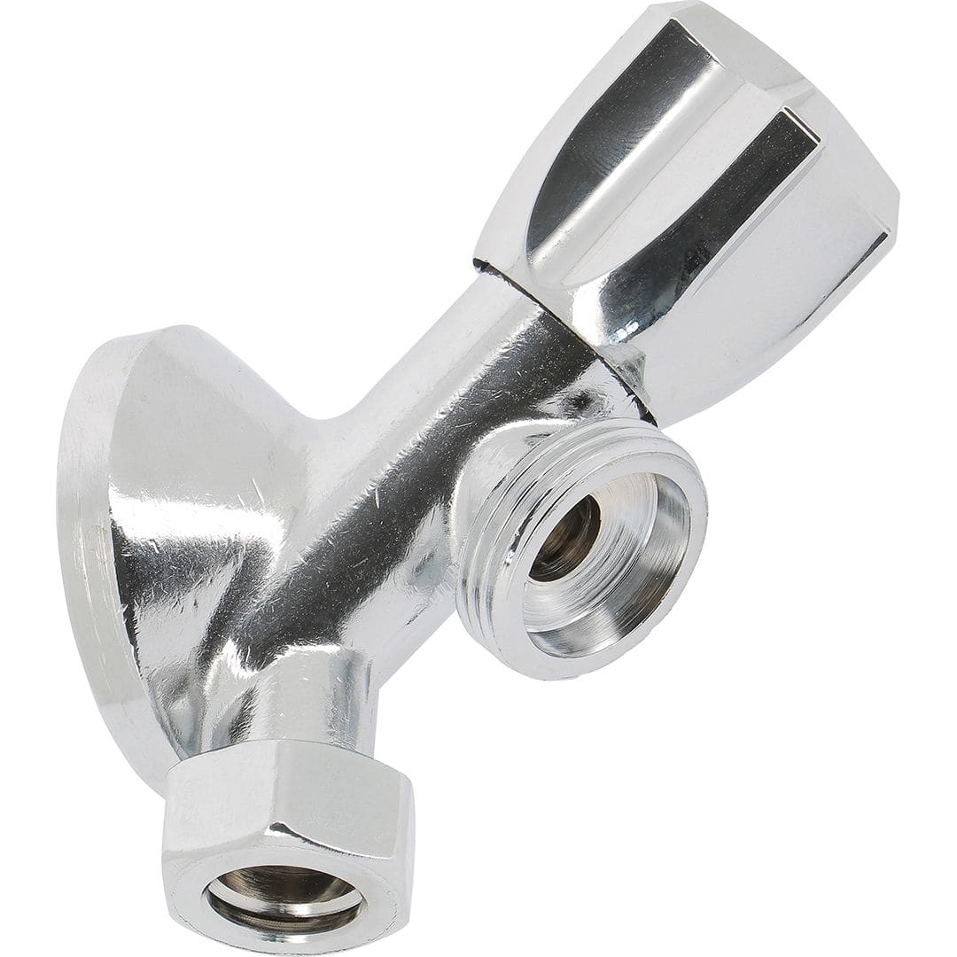 Sferaco - Robinet machine à laver à volant laiton chromé avec applique Série 1326 D1/2"-14