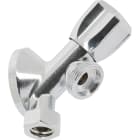 Sferaco - Robinet machine à laver à volant laiton chromé avec applique Série 1326 D1/2"-14