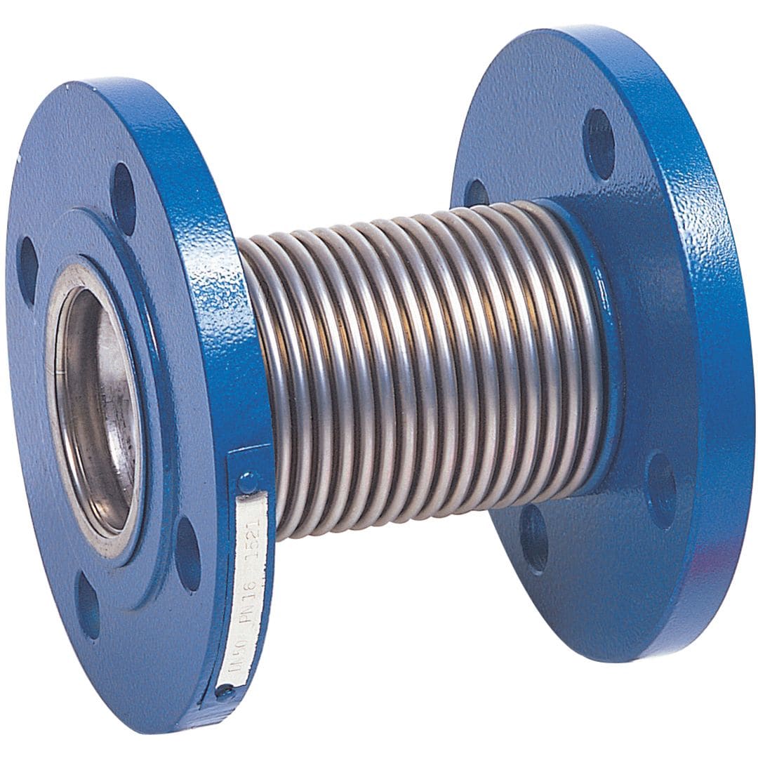 Sferaco - Manchon Compensateur axial acier soufflet inox à brides Série 1521 DN125 PN16