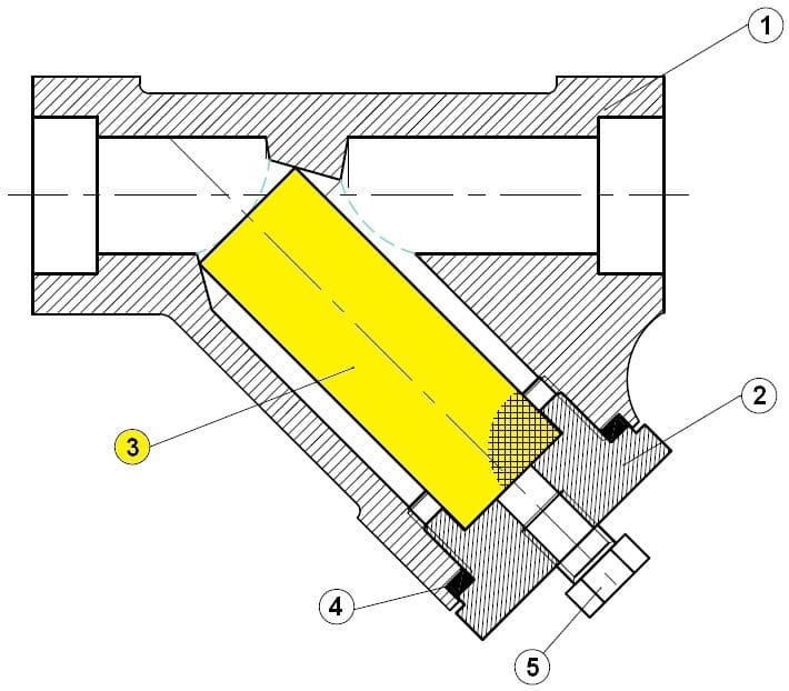 Sferaco - TAMISINOX P 231 1"1/4-1"1/2 L100.5XD41.5 