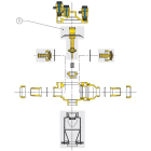 Sferaco - OBTUR CENTRAL 950004/BA574 DN1/2" 