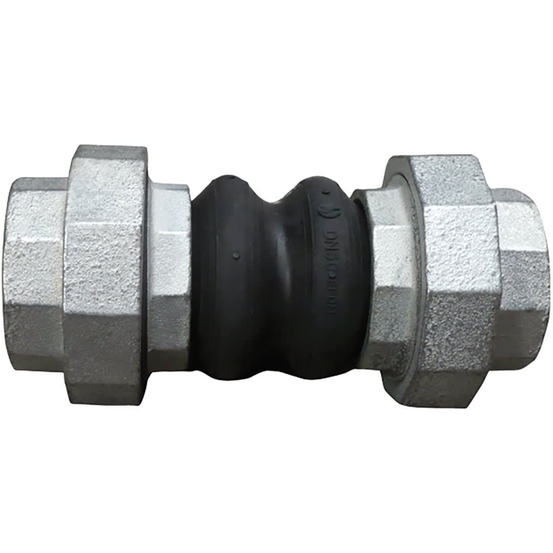 Sferaco - Manchon Compensateur EPDM Raccords union Double Onde Raccords Fonte BSP DN40