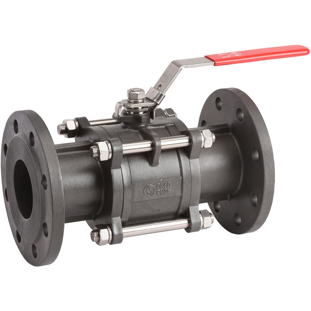 Sferaco - Vanne à boisseau sphérique 3 pièces acier Série 730 à brides PN40 DIN3202 F1 D32