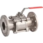 Sferaco - Vanne à boisseau sphérique 3 pièces inox Série 731 à brides PN40 DIN3202 F1 DN25