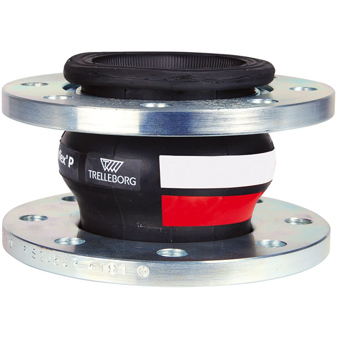 Sferaco - Manchon Compensateur EPDM ACS Brid.Acier Teguflex P DW Rouge Blanc ACS L130 DN50